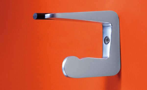 "8er with door stop" hat and coat hook by Jan Kleihues